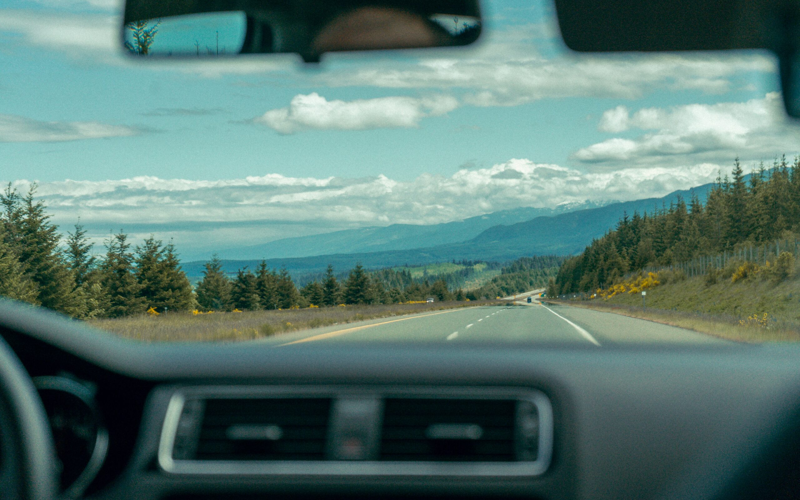 Highway 2 between Calgary and Edmonton, Alberta carpool corridor