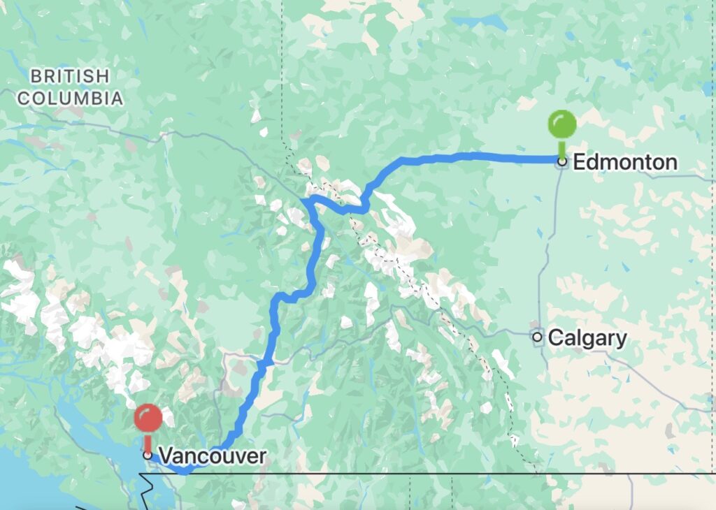 Edmonton to Vancouver Carpool and Rideshare | CoTravel 10 edmonton to vancouver carpool