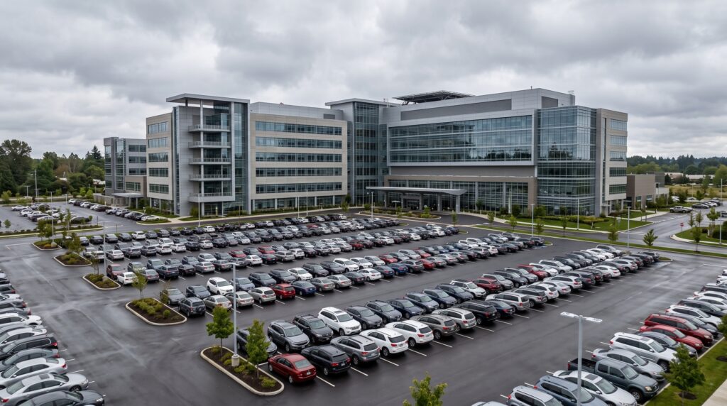 hospital parking
