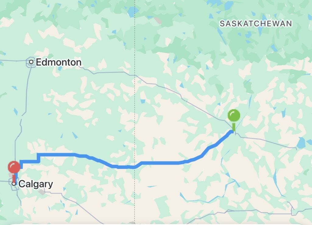 saskatoon to calgary carpool
