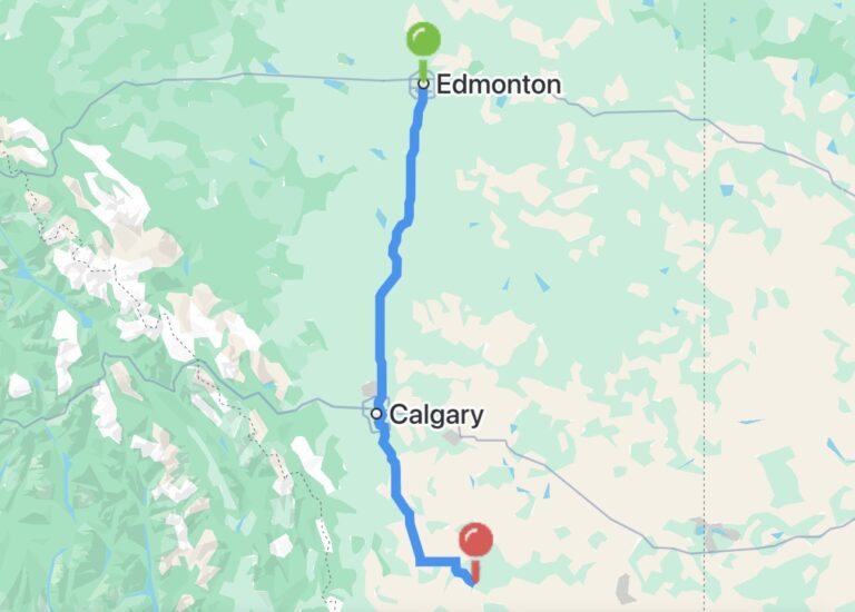edmonton to lethbridge