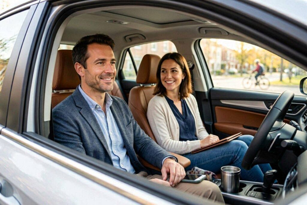 employees in a carpool