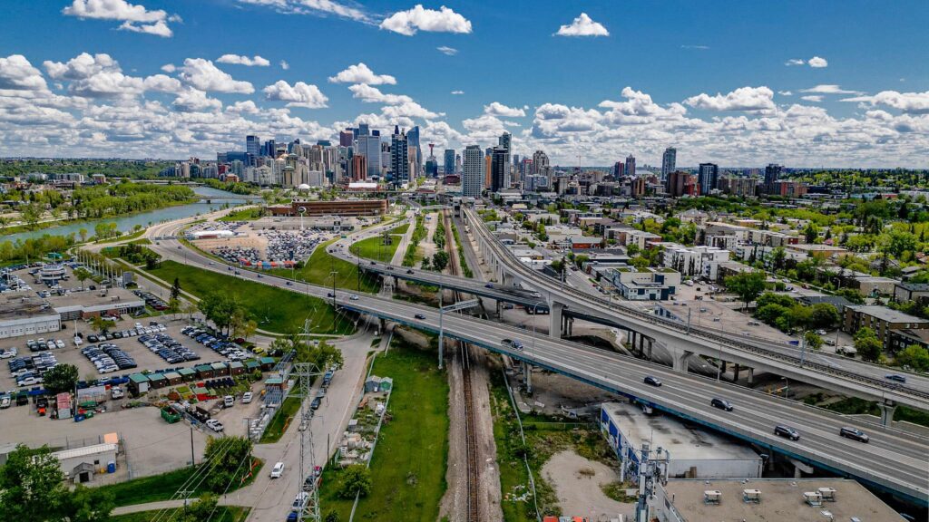Carpool Calgary 8 calgary skyline