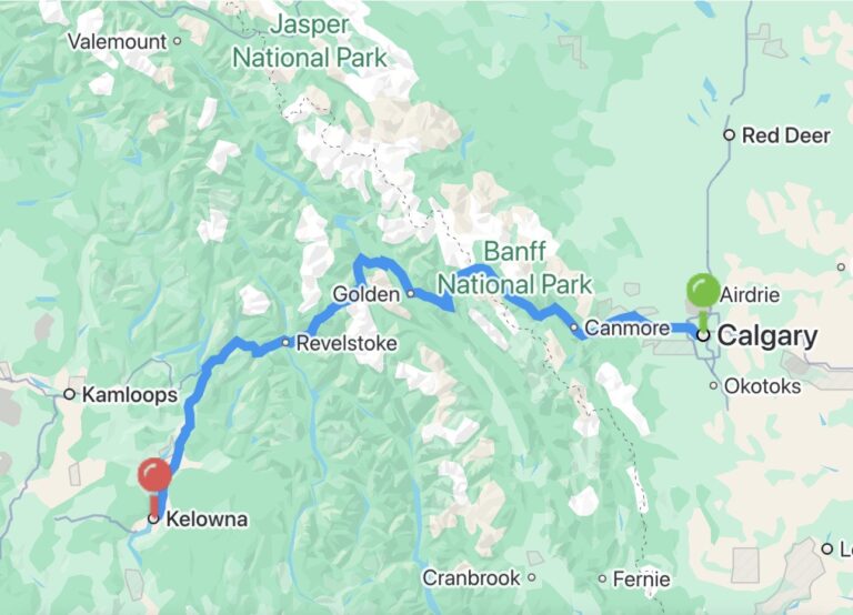 Calgary to Kelowna Carpool