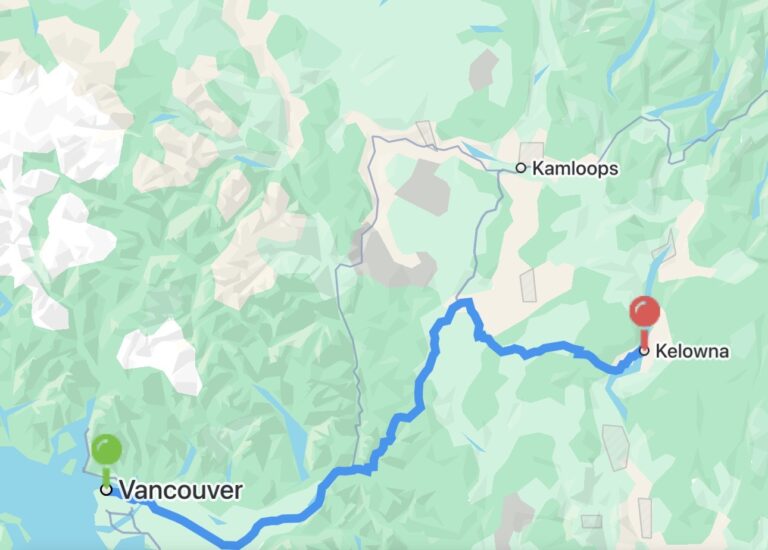 Vancouver to Kelowna Carpool