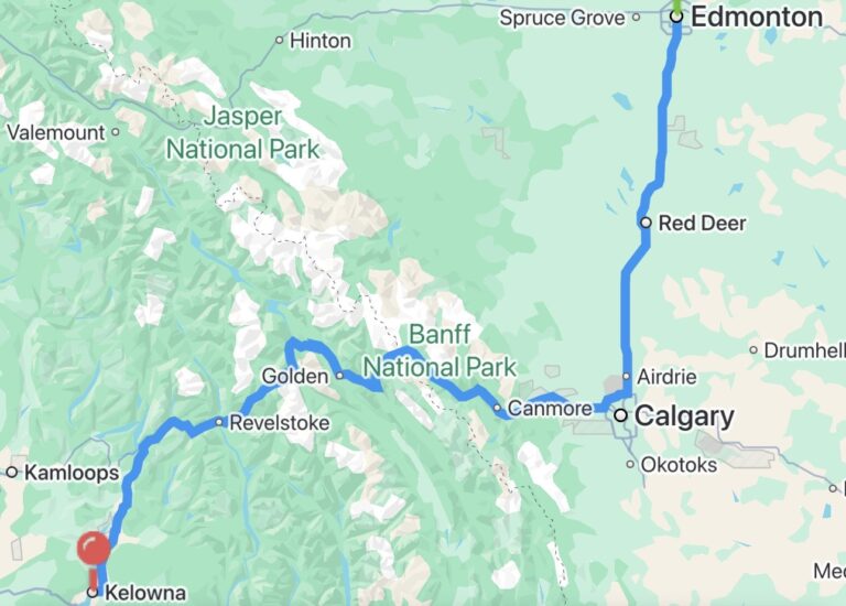 Edmonton to Kelowna Carpool
