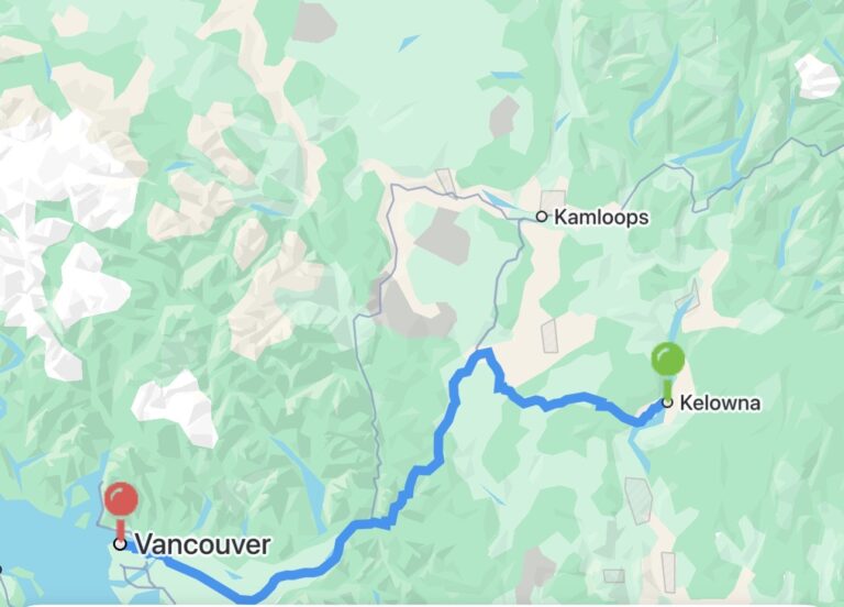 Kelowna to Vancouver Carpool